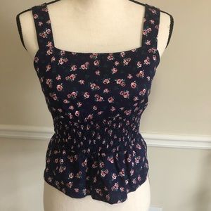 NWT Express Floral Print Crop Top